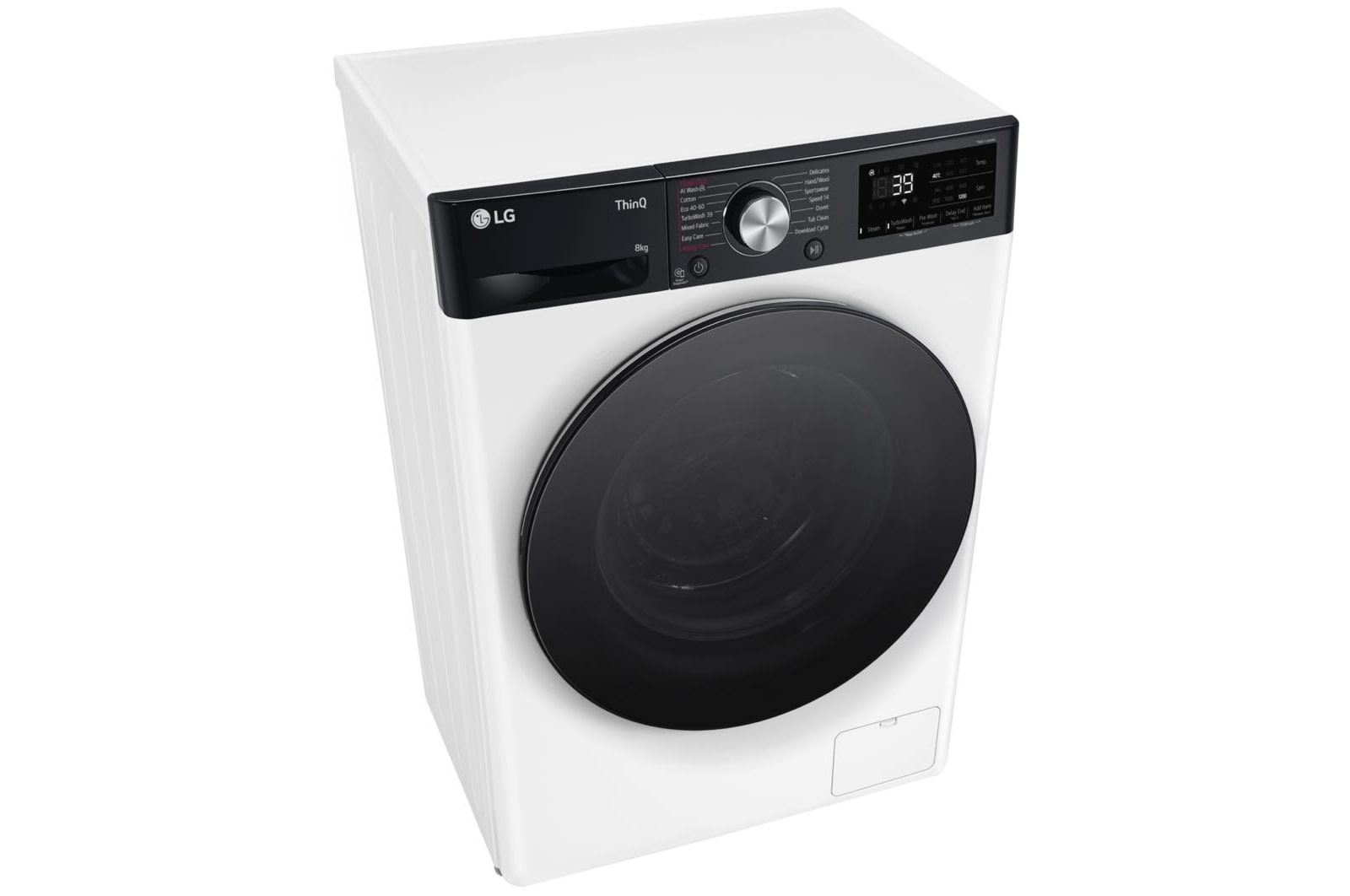 LG 8kg Counter-Depth MAX™ Washing Machine, White, F2Y708WBTN1